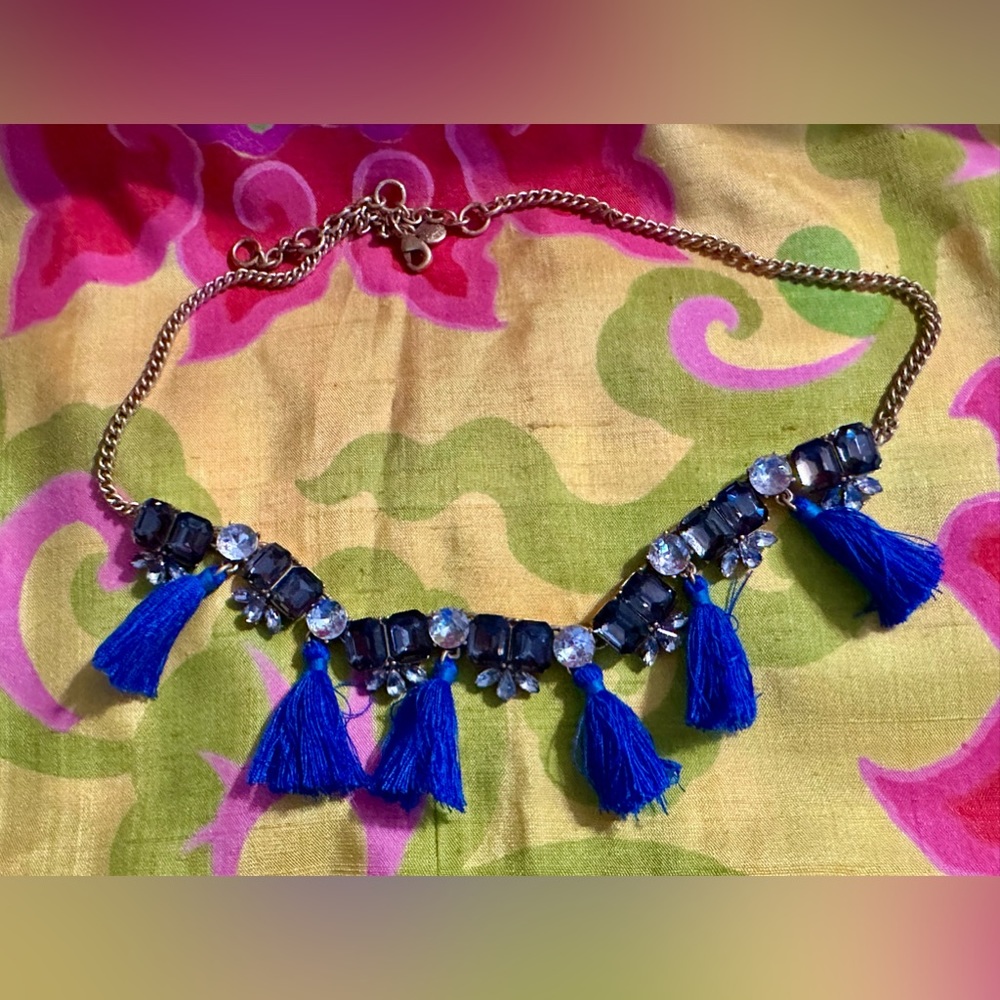 J.Crew Blue Necklace
